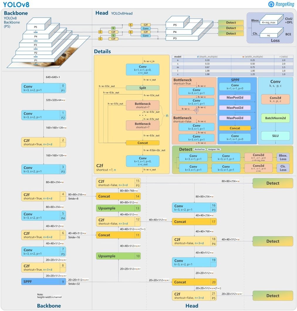 Diagrama YOLOv8